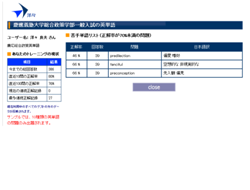 苦手な問題のリスト